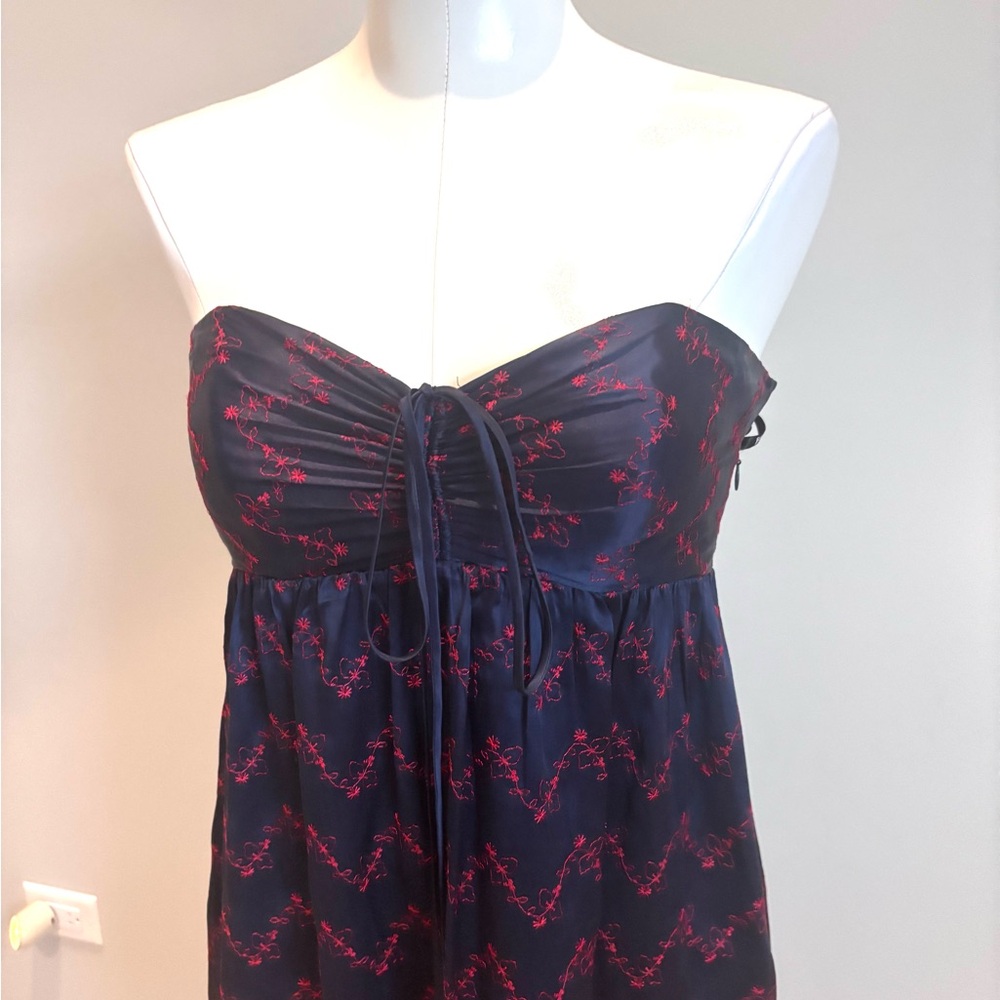 Betsey Johnson purple midi satin dress - Picture 5 of 5